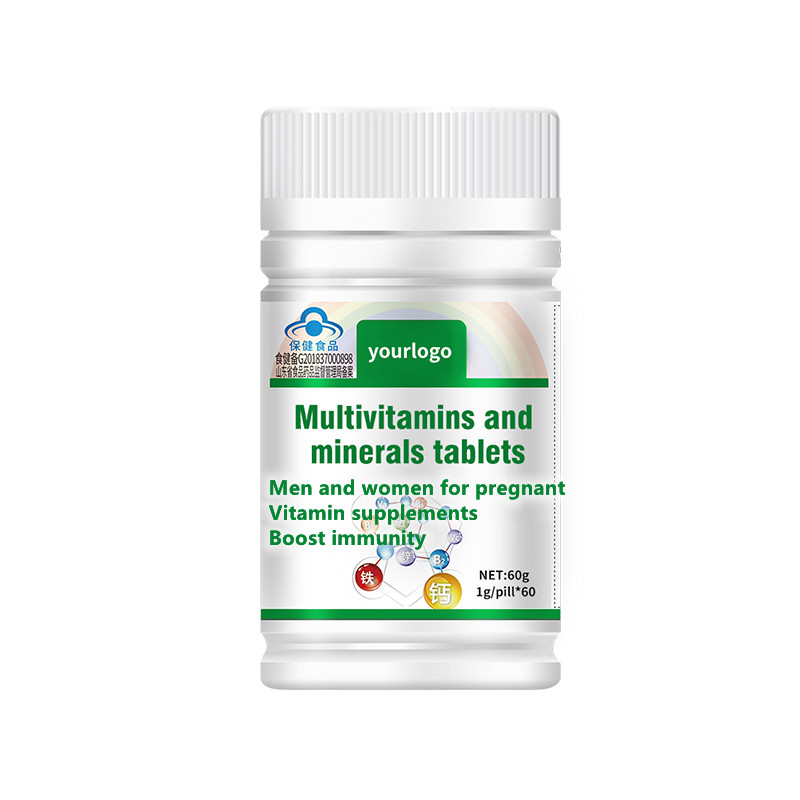 Поливитамины и минеральные таблетки карбонат кальция железа фурамат глюконат цинка добавка мульти витамины и минералы пищевая промышленность