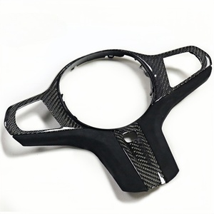 <span class=keywords><strong>Volante</strong></span> de coche adecuado para <span class=keywords><strong>BMW</strong></span> New <span class=keywords><strong>X3</strong></span>/4/5/6/7/8 Series Z4 G30 G14 G05 G08 G29 Placa de cubierta de <span class=keywords><strong>volante</strong></span> de fibra de carbono posterior - Product Image 1