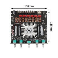 Module amplificateur numérique 2.1 canaux TPA3251D2 BT 5.1 avec réglage des aigus et des graves, subwoofer 220Wx2 350W, carte amplificateur XY-S350H