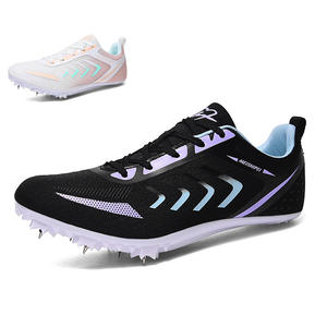 Chaussures <span class=keywords><strong>de</strong></span> course à <span class=keywords><strong>pointes</strong></span> <span class=keywords><strong>de</strong></span> terrain unisexes printemps/été légères respirantes en fibre <span class=keywords><strong>de</strong></span> carbone antidérapantes chaussures d'entraînement athlétique <span class=keywords><strong>de</strong></span> vitesse - Product Image 1