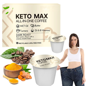 Cápsulas <span class=keywords><strong>de</strong></span> Café Adelgazante Keto Instantáneo Árabe, Fórmula Personalizada Vegana y Orgánica <span class=keywords><strong>para</strong></span> Adultos, con Logotipo, <span class=keywords><strong>para</strong></span> Pérdida <span class=keywords><strong>de</strong></span> <span class=keywords><strong>Peso</strong></span> - Product Image 1