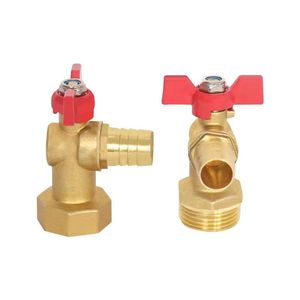 Vanne à boisseau sphérique en laiton pour protection contre l'incendie DN25 dents extérieures 19mm interrupteur de Tube en cuir bouche d'incendie intérieure Type universel - Product Image 4