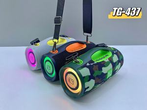 Haut-parleur portable Bluetooth étanche TG-437 avec lumière LED, stéréo Bluetooth, basses, subwoofer. - Product Image 6