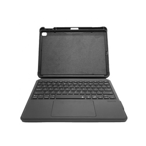 Funda de teclado magnético 2024 <span class=keywords><strong>Bluetooth</strong></span> personalizada para iPad Pro 13 M4 Air 4 5 6 10,9 11 pulgadas, funda de teclado dividido en árabe e inglés - Product Image 5