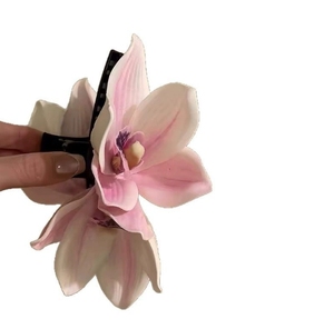 Polynesian Hawaii Thanh Lịch Lãng Mạn Nhựa Móng Vuốt Tóc Với Nhân Tạo Vương Miện Hoa Cô Gái 'New Phong Cách Tóc Clip Luau Cô Gái - Product Image 6