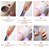 Palette Solide de Gels UV/LED Dissolubles Brillants Effet Pouding pour l'Art des Ongles – Vente en Gros