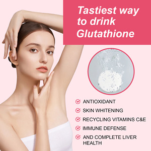 OEM ODM Multivitamin Effervescent Tablets Hyaluronic Acid and <b>Vitamin</b> C for Skin Whitening Antioxidant Support and <b>Liver</b> <b>Health</b> - Product Image 3