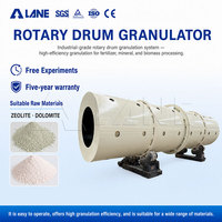 Granulateur rotatif à tambour LANE Dolomite, ligne de production de granulation de poudre minérale, usine industrielle, fournisseur