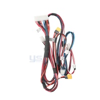 Kabel Silikon 12AWG XT60 Arus Tinggi 60A Dilindungi Heat Shrink 14-Pin untuk Kabel Harness Pengontrol E-Bike