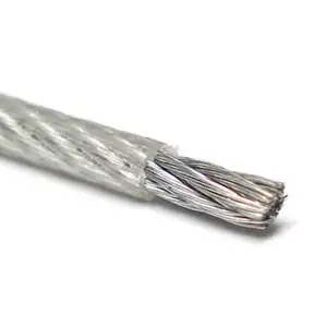 7X7 304不锈钢钢丝绳，带聚氯乙烯涂层钓鱼晾衣绳