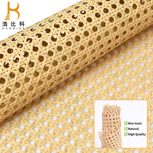 Markdown bán mía vải cuộn mây dệt cuộn nhựa mây PE wicker dệt chất liệu mây mía lưới mía CuộN - Product Image 2