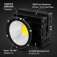 Torre de Iluminación LED de 1500w SMD 3030 con Reflector Brillante, Luminaria Montada en Torre, Luces LED para Exteriores y Campos de Tiro