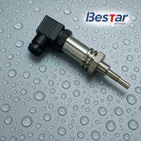 Sensor de Temperatura RTD Pt100/Pt1000 con Sonda 316 de Longitud Personalizada 4-20mA, Transmisor de Temperatura para Uso Médico y Alimentario