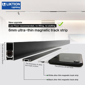 24V 48V Mini Ultra Slim Led Magnet Sample Box Sistema <span class=keywords><strong>de</strong></span> iluminación con riel <span class=keywords><strong>de</strong></span> luz <span class=keywords><strong>de</strong></span> pista magnética - Product Image 6