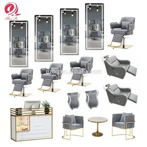 2024 fashion new shop manicure pedicure chair set and shampoo chair cheap