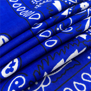 Foulard Oversize 100% <span class=keywords><strong>Cotone</strong></span> 27*27 Pollici, Grandi Bandane Paisley Stampate su Entrambi i Lati per Uomo e <span class=keywords><strong>Donna</strong></span> - Product Image 4