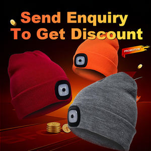 Bonnet en tricot LED unisexe pour adultes et adolescents, bonnet lumineux d'hiver pour la course nocturne, le <span class=keywords><strong>jogging</strong></span>, bonnet chaud en tricot avec <span class=keywords><strong>lampe</strong></span> <span class=keywords><strong>frontale</strong></span> - Product Image 2