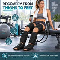 Nouvel appareil de massage des pieds et des mollets pour soulager la douleur et les varices, avec chaleur et compression pour améliorer la circulation
