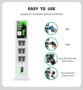 23.8 Inch Waterproof Share Powerbank 4g Rental Vending Station Rainproof Rental Station Phone <b>Charging</b> Station - Product Image 2