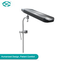 Accessoires de table d'opération WEIYE, repose-bras réglable en acier inoxydable, support de bras pour positionnement du patient sur table gynécologique