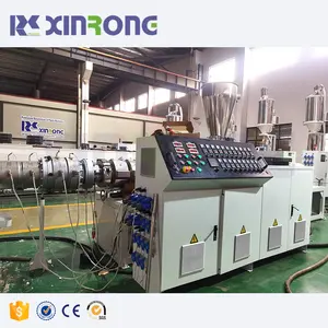 Équipement de production entièrement automatique Xinrongplas Extrusion de tuyau en plastique PVC faisant la ligne d'extrudeuse de machine