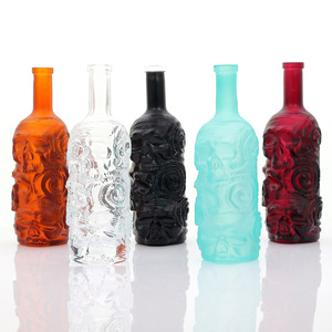 Botellas <span class=keywords><strong>de</strong></span> Vidrio Personalizadas <span class=keywords><strong>de</strong></span> 500ml <span class=keywords><strong>y</strong></span> 750ml con Pulverizador, Diferentes Colores para <span class=keywords><strong>Licor</strong></span>, Vino, Whisky, Vodka, Brandy, Tequila, Botellas Vacías <span class=keywords><strong>de</strong></span> Vidrio Flint - Product Image 1