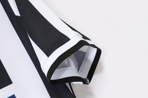 Maillot domicile <span class=keywords><strong>Del</strong></span> <span class=keywords><strong>Piero</strong></span> 97 noir et blanc à rayures rétro, impression personnalisée du nom, 100% polyester, séchage rapide, petite série, vente en gros à bas prix - Product Image 5