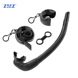 ZMZ Snorkel pliable en silicone intégral, confortable, non toxique, équipement de plongée unisexe - Product Image 2
