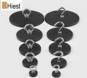 Zware rubber beklede magnetische haken, sterke magnetische zuighaken voor tent- en autolakbescherming - Product Image 1