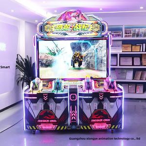 Nouveau jeu de tir d'arcade intérieur à quatre joueurs, simulation de tir à monnayeur, Dinosaures en guerre, récompenses de loterie - Product Image 4
