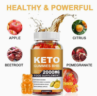 Gummies Céto de Haute Qualité pour Hommes et Femmes, 60 Unités, Marque Privée OEM, Vitamines Céto pour Adultes et Adolescents
