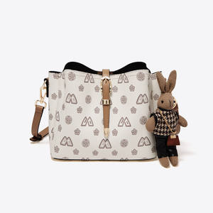 Tas bahu wanita kualitas tinggi PU + tas selempang wanita mewah kulit PVC merek tas tangan desainer 2025 - Product Image 2