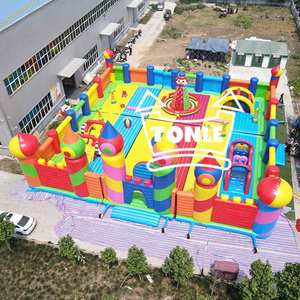 На заказ, самый большой в мире детский домик, коммерческая открытая игровая площадка, игровой парк, надувной тематический парк, надувной замок для взрослых - Product Image 2