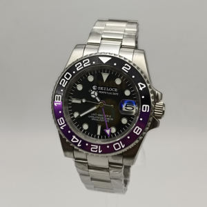 Montre Seiloce avec mouvement NH34, montre-bracelet automatique mécanique de sport pour hommes, de qualité supérieure, résistante à l'eau, en acier inoxydable 904L - Product Image 4