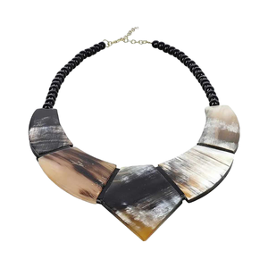 สร้อยคอเขาควายสร้อยคอฮอร์นทำด้วยมือจากอินเดียสำหรับขายสร้อยคอแฟชั่นขายส่งจำนวนมากจาก falak - Product Image 1