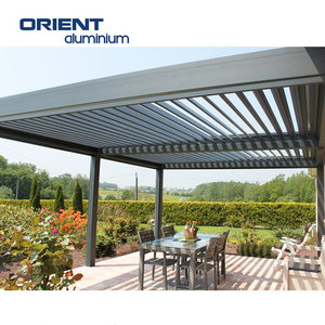 <span class=keywords><strong>Pergola</strong></span> de terrasse réglable de haute qualité, modèle rétractable, en aluminium, jardin, métal - Product Image 2