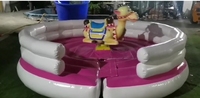Simulateur de rodéo mécanique gonflable en plastique pour jeu d'arcade sportif et de défi, en anglais, 1 an