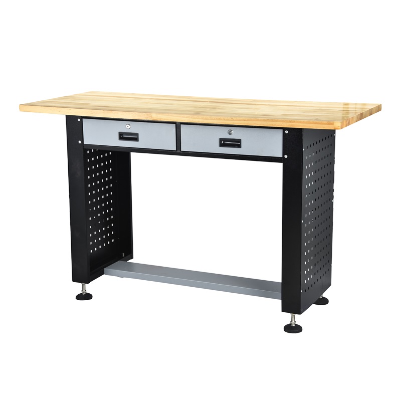 Столовая мебель из верстак на регулировки ног с раздвижными Организатор ящика стол нерегулируемая Настройка сатин графит Рабочий стол SPCC, дерево, китайский