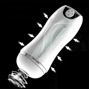 Suck Mannelijke Masturbator Vibrator Masturbatie Voor Mannen Sex Machine Mannelijke Duwende Automatische Mannelijke Masturbatie Speelgoed