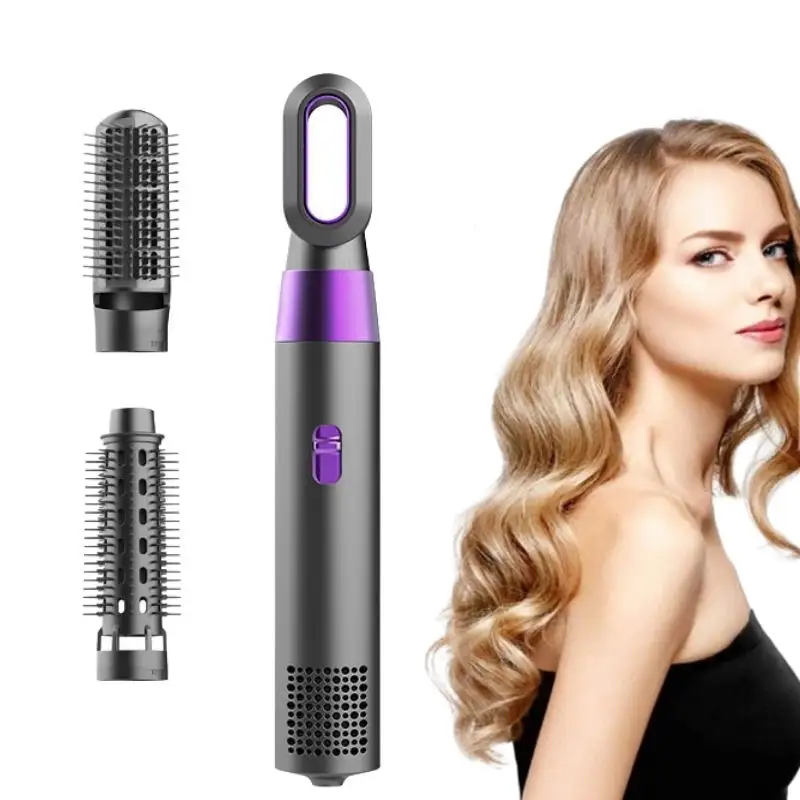 2022 New Coming 3 in 1 Multi-functional Hair Straightener Hot Air Comb Automatic Curling Iron Straight Curl Styling Hair Dryer