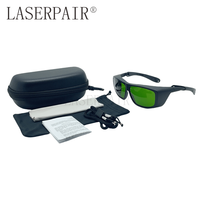 Lentilles en polycarbonate à monture en plastique Lunettes de sécurité laser de haute qualité 800-1700nm Lunettes de sécurité