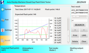 Automatischer Pensky-Martens Digitaler Flammpunkt-<span class=keywords><strong>Tester</strong></span> Geschlossener Behälter Konform mit ASTM D93 ISO 2719 IP 34 1 Jahr Garantie Langlebig - Product Image 5