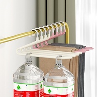 Z-förmiger PVC-Kunststoff-Hosenhalter, rutschfest, nahtlos, dick, gänseförmig, für Kleiderschrank, Aufbewahrung, Trocknung, wandmontiert, nachhaltig, für Kleidung