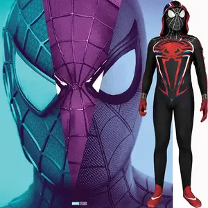Most Popular Super Hero Halloween Cosplay Costumes Spider Man Movie Costume Halloween Unisex Spandex Costume