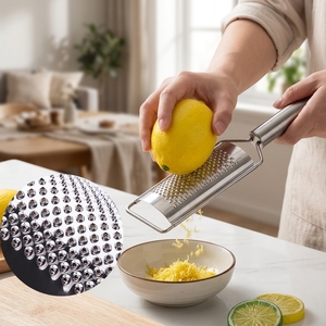 <span class=keywords><strong>Râpe</strong></span> à citron en acier inoxydable, <span class=keywords><strong>râpe</strong></span> à fromage manuelle, micro-<span class=keywords><strong>râpe</strong></span> à agrumes pour chocolat, gingembre, cocktails, pâtisserie et cuisine - Product Image 6
