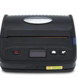 Máquina de impresora térmica con pegatina de código QR portátil BT inalámbrica de 4 pulgadas y 110mm alimentada por USB para logística en el momento de la entrega