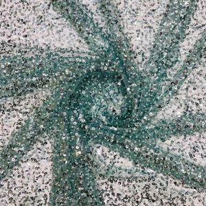 Cổ 3mm + 5mm vải cô dâu thêu sang trọng hạt Sequins Nhiều màu - Product Image 5