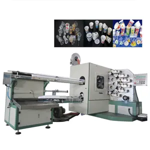 Automatic multi color high quality offset printing machine low prices cup plastic digital milk tea cup printing machine