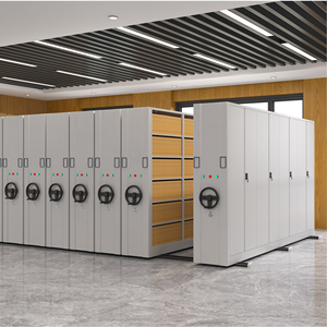 Étagères compactes mobiles en acier pour la bibliothèque de livres rares, stockage de collections spéciales, rayonnage compact en acier pour manuscrits et cartes - Product Image 6