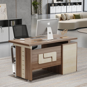 Ekintop office teacher <strong>desk</strong> <strong>computer</strong> <strong>table</strong> with shelf - Product Image 1